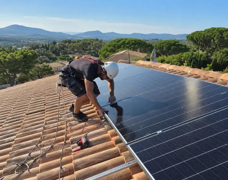 Installateur panneaux solaires Genas — pose photovoltaïque sur toiture