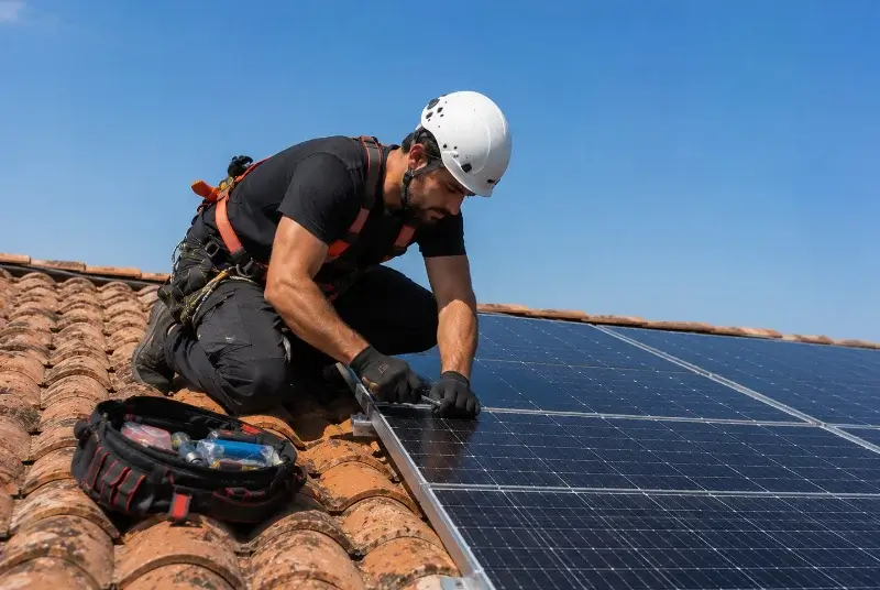 Maintenance et monitoring de panneaux solaires à Genas
